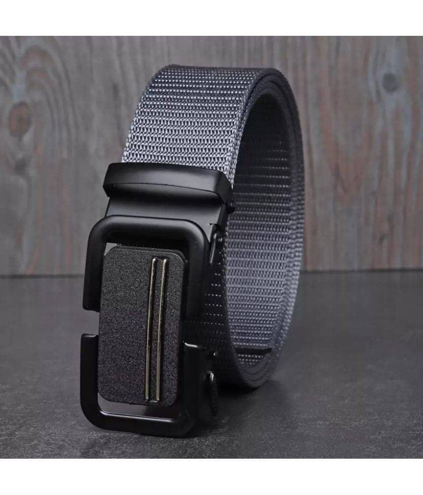 Sonrisa - Gray Nylon Men's Casual Belt ( Pack of 1 ) Sonrisa - Gray Nylon Men's Casual Belt ( Pack of 1 )