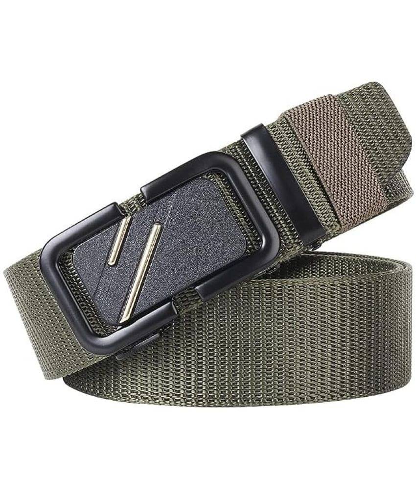     			Sonrisa - Green Nylon Men's Casual Belt ( Pack of 1 )