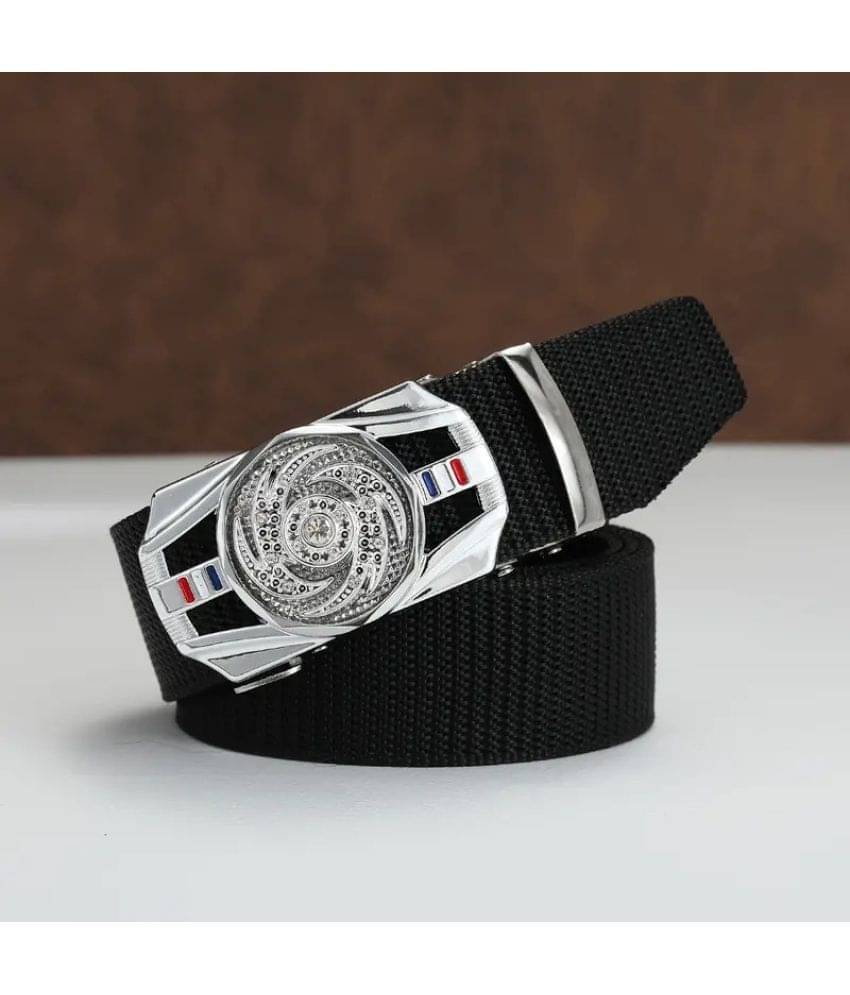 Sonrisa - Silver Nylon Men's Casual Belt ( Pack of 1 ) Sonrisa - Silver Nylon Men's Casual Belt ( Pack of 1 )