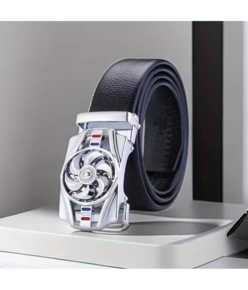 Sonrisa - Silver PU Men's Casual Belt ( Pack of 1 ) Sonrisa - Silver PU Men's Casual Belt ( Pack of 1 )