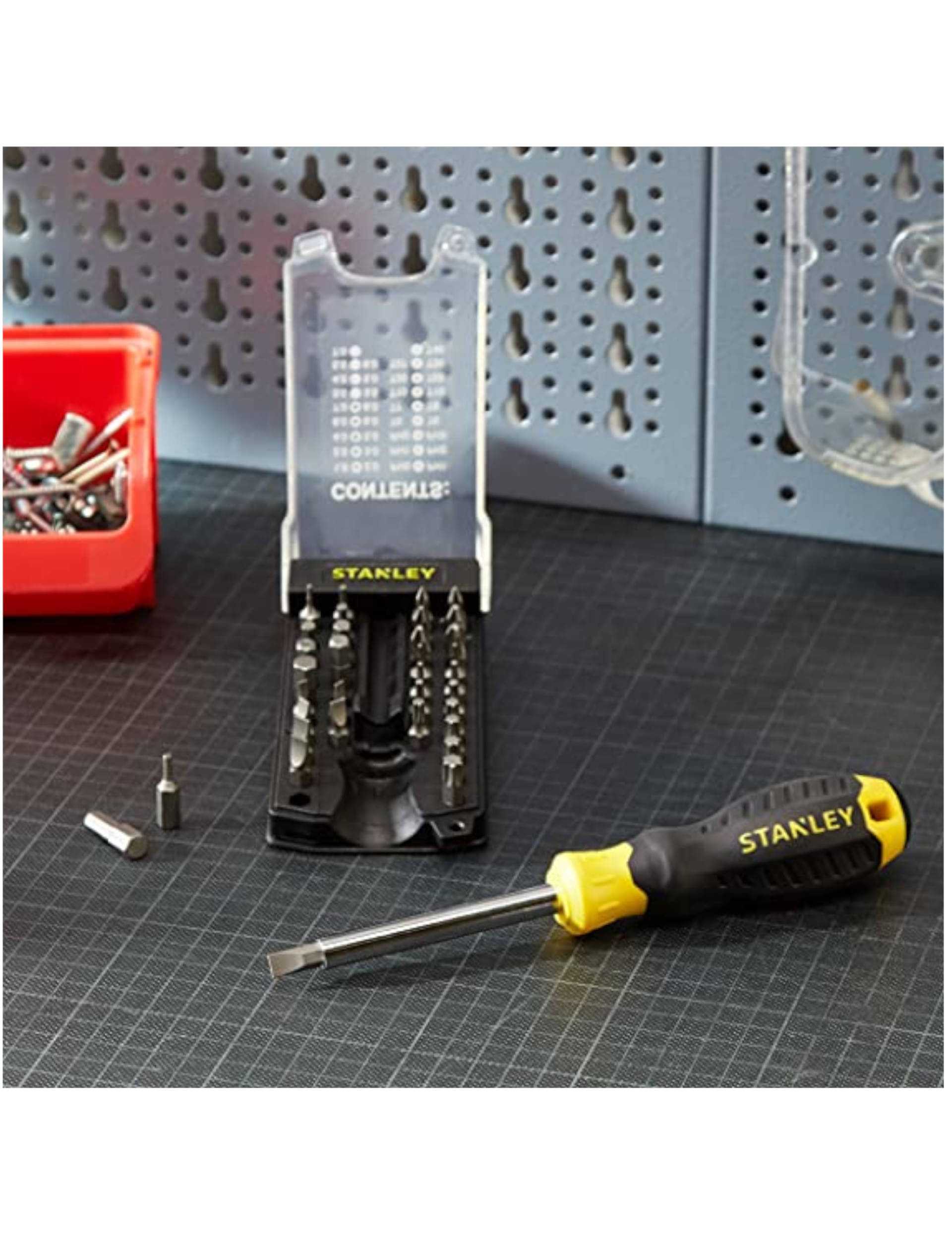     			Stanley STHT070885 Multibit Screwdriver Set, 22.8x 7.6x 5cm (34 Pieces)