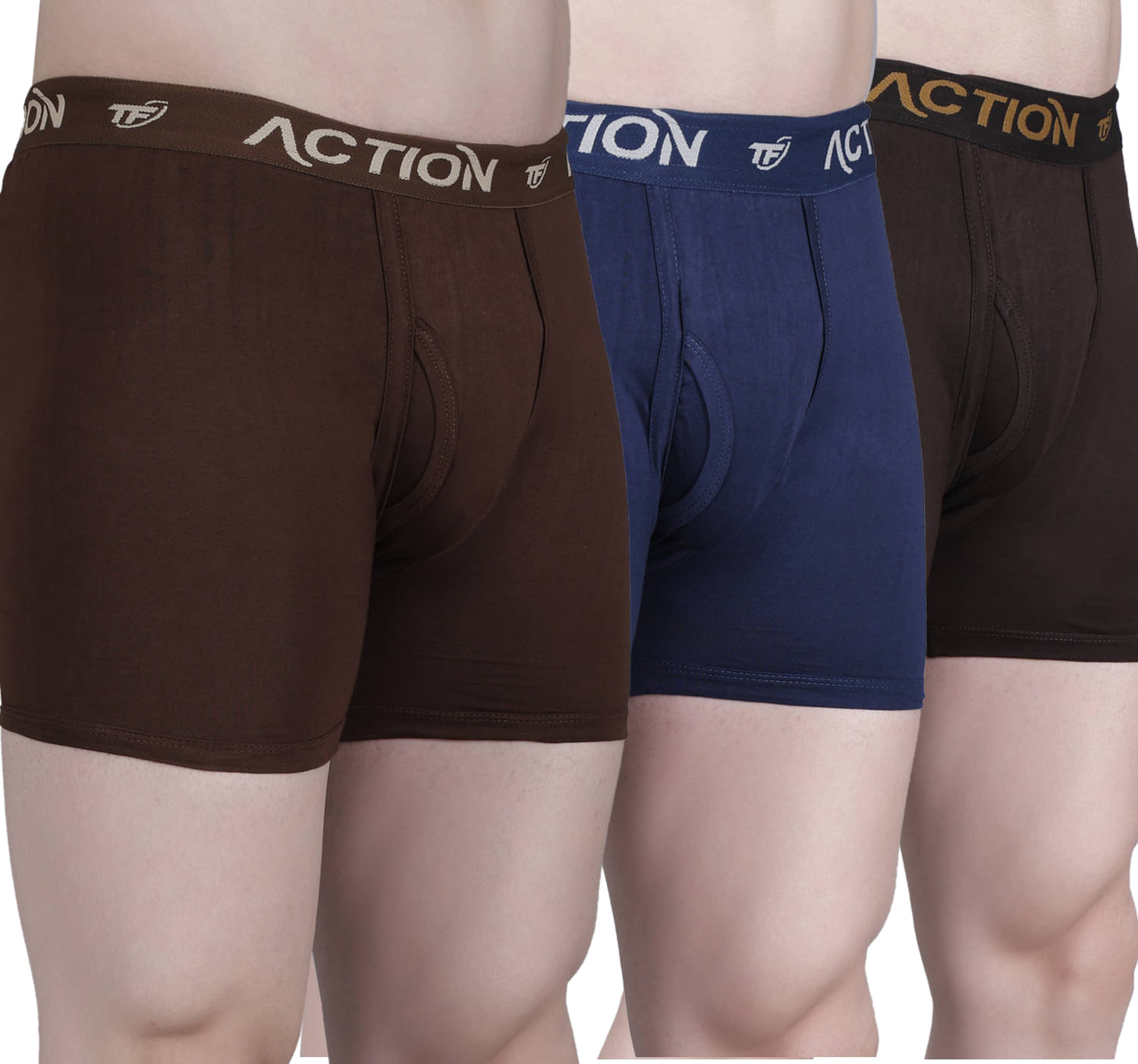     			Texfro Pack of 3 Cotton Blend Briefs For Men's ( Multicolor )