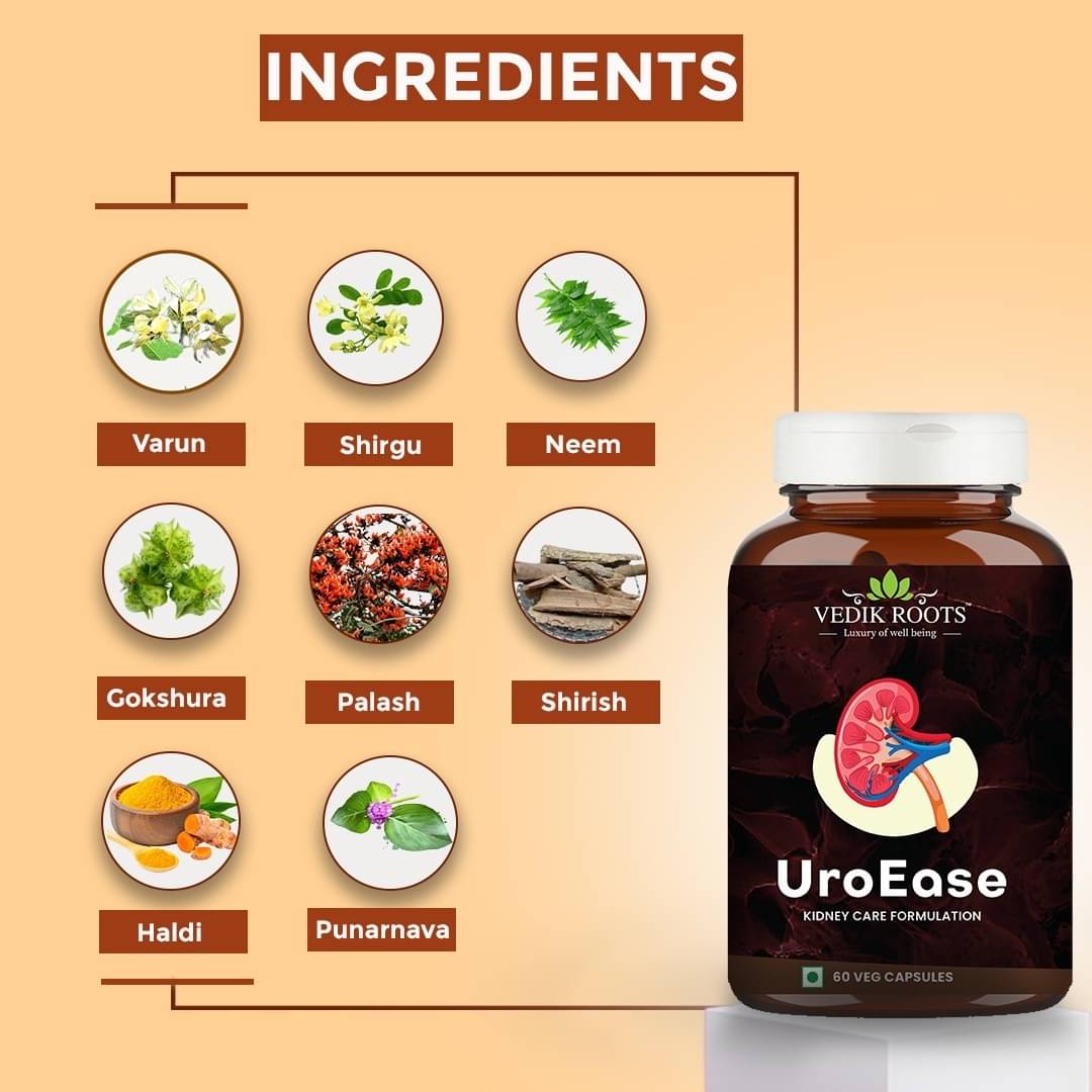 Vedikroots Uroease Capsule 500 mg Pack Of 1 Vedikroots Uroease Capsule 500 mg Pack Of 1