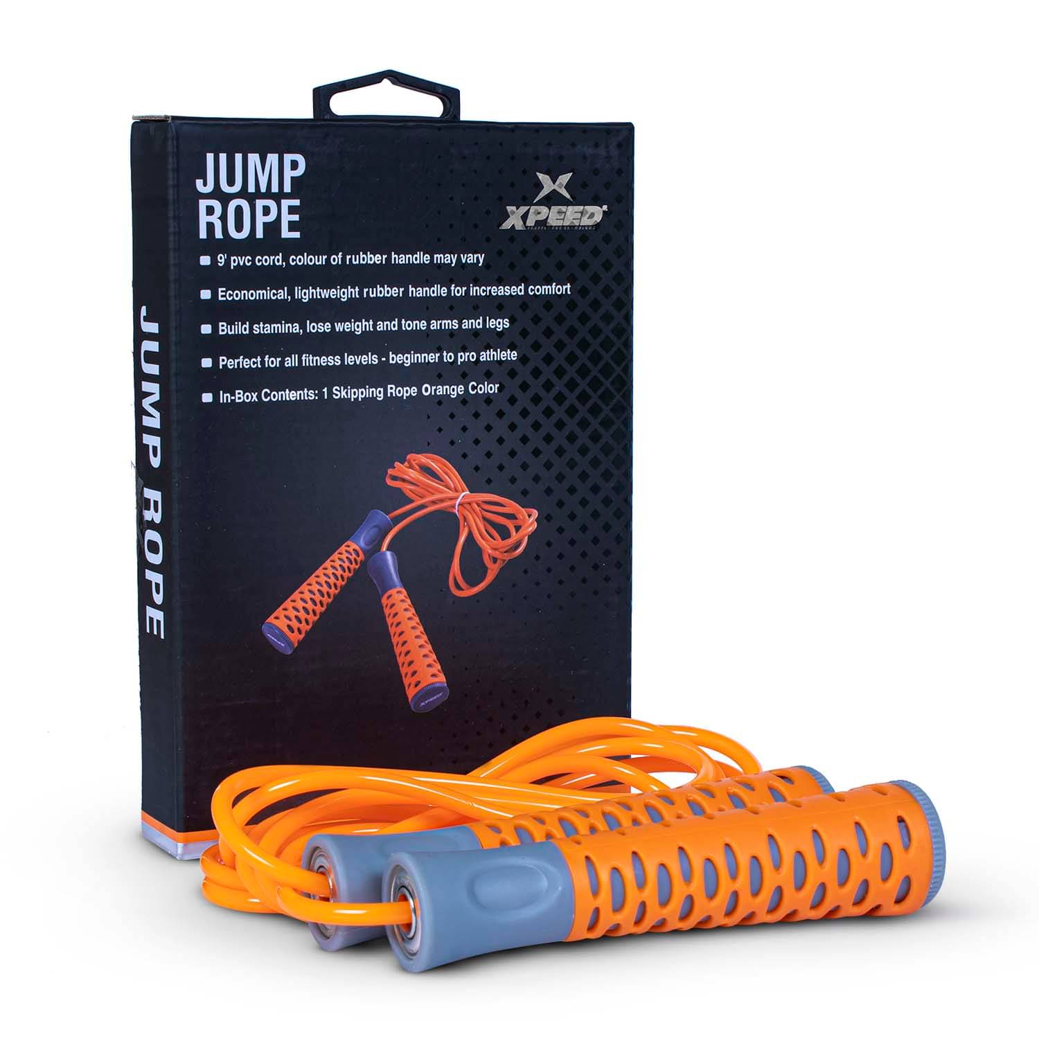     			XPEED Orange Skipping Rope ( Pack of 1 )