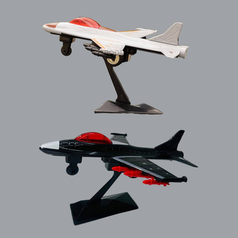     			YUIOP - F16 Plane - Army Fighter Plane - Friction Powered Pull Back Plane - Die Cast - Realistic Detail (Pack Of 2)