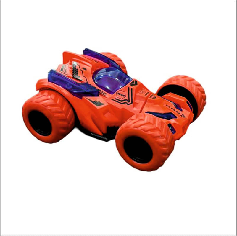 YUIOP - Stunt Car - Push and Go Stunt Racing Car - 360 Rotation - Big Rubber Tires YUIOP - Stunt Car - Push and Go Stunt Racing Car - 360 Rotation - Big Rubber Tires