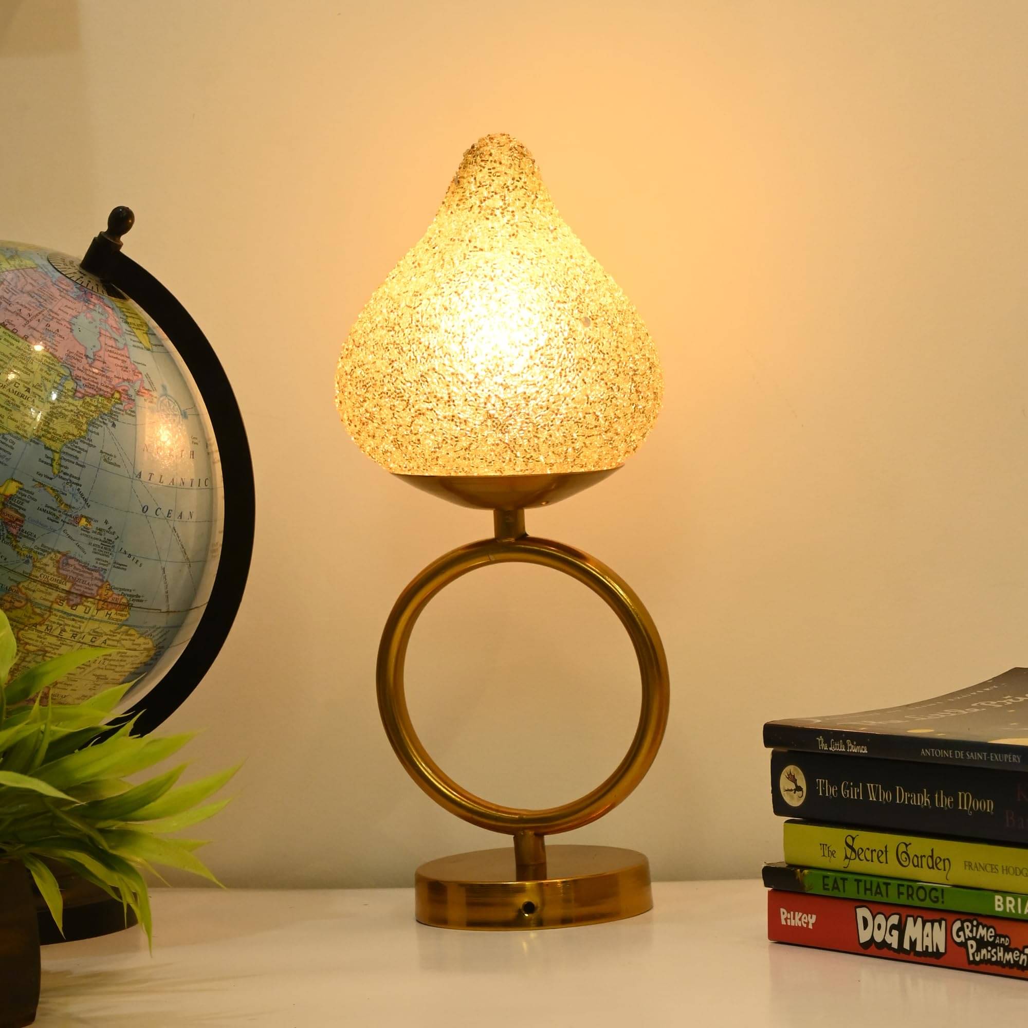     			AFAST Gold Decorative Table Lamp ( Pack of 1 )