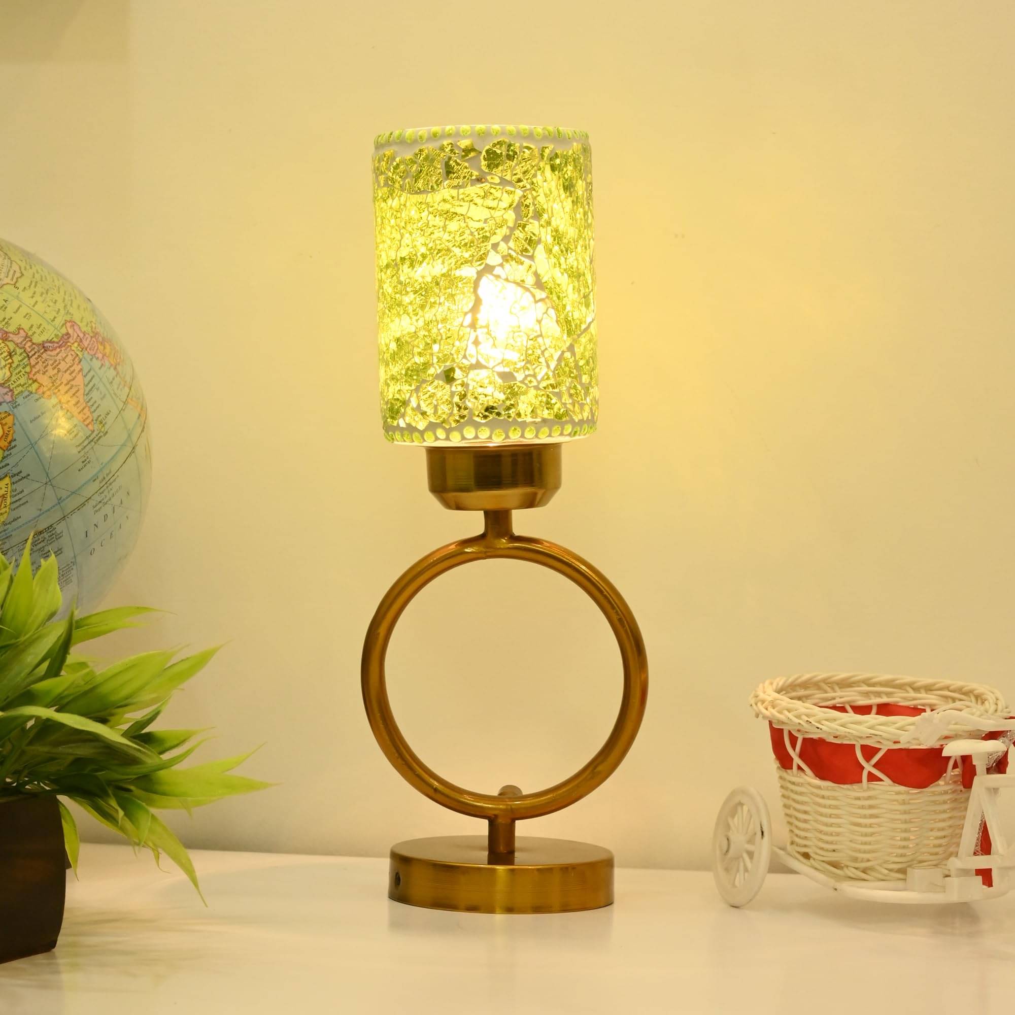     			AFAST Green Decorative Table Lamp ( Pack of 1 )