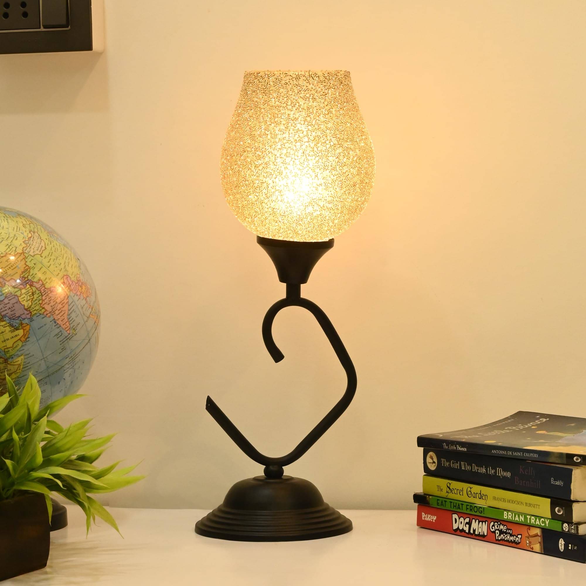     			AFAST Light Grey Decorative Table Lamp ( Pack of 1 )