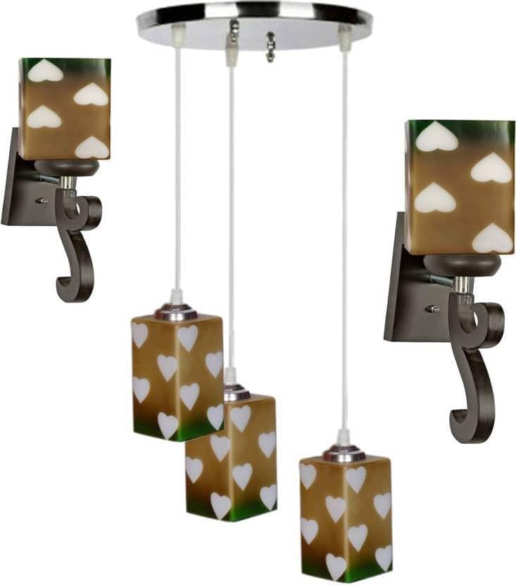     			AFAST Multicolor Up Light Wall Lamp ( Pack of 3 )