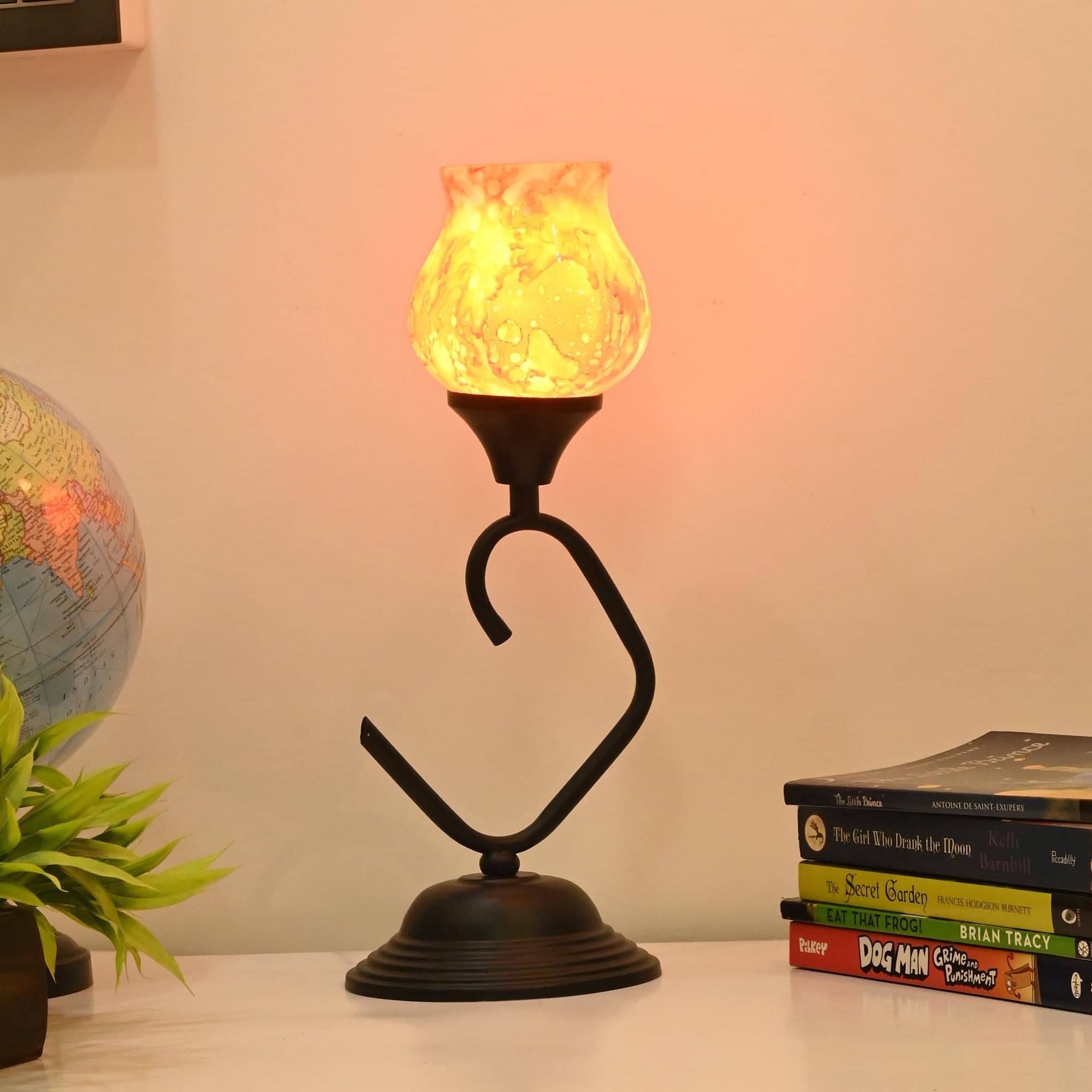 AFAST Orange Decorative Table Lamp ( Pack of 1 ) AFAST Orange Decorative Table Lamp ( Pack of 1 )