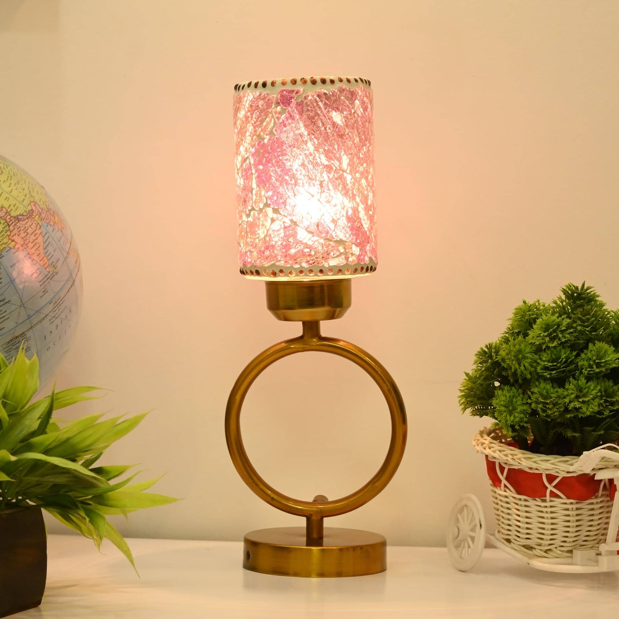 AFAST Pink Decorative Table Lamp ( Pack of 1 ) AFAST Pink Decorative Table Lamp ( Pack of 1 )