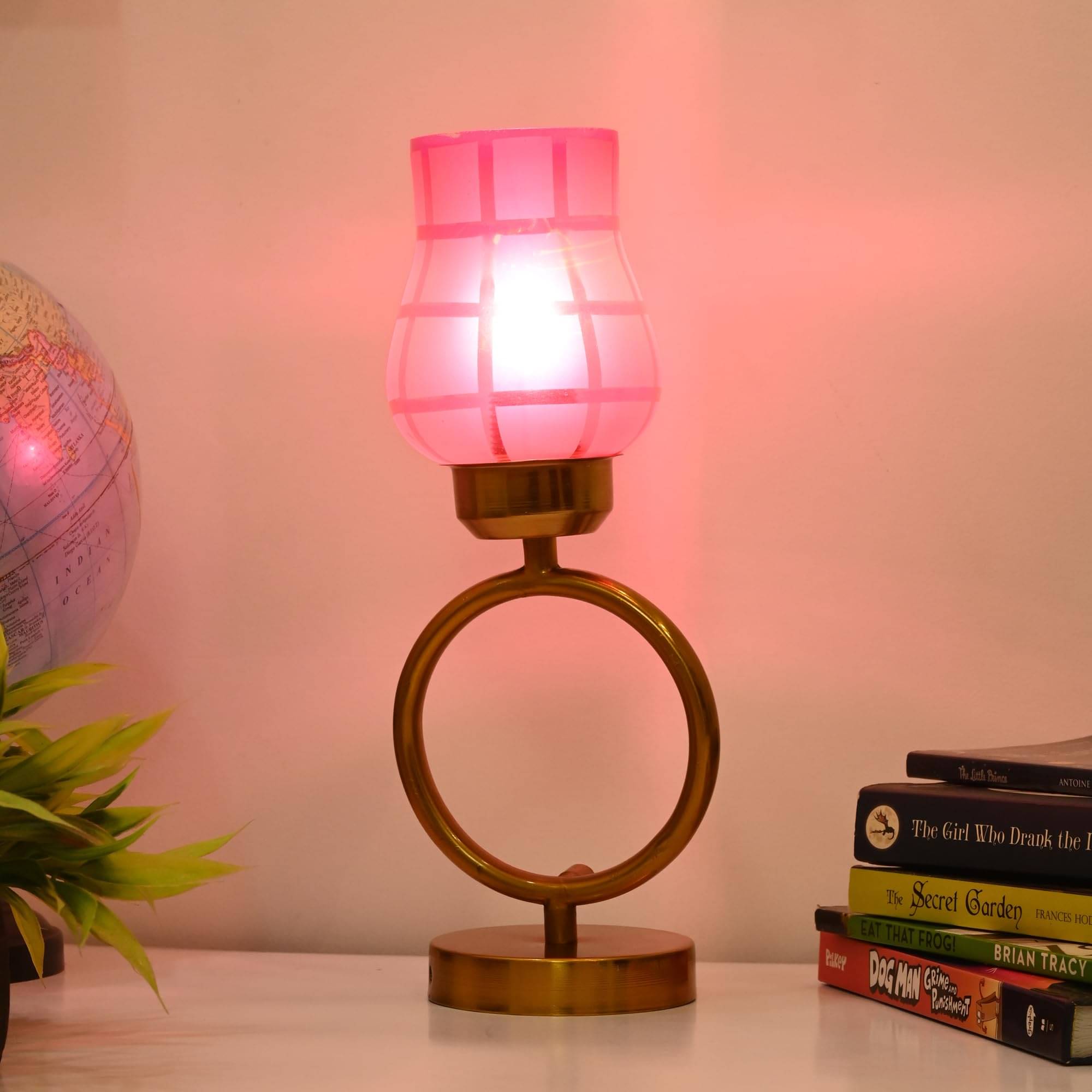 AFAST Pink Decorative Table Lamp ( Pack of 1 ) AFAST Pink Decorative Table Lamp ( Pack of 1 )