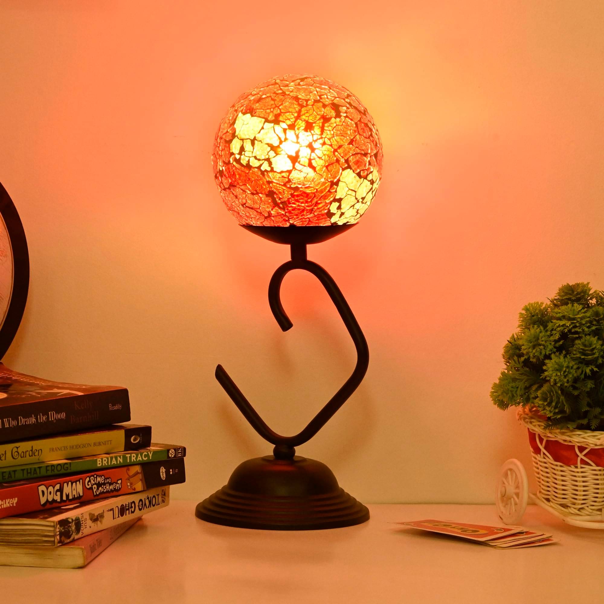 AFAST Red Decorative Table Lamp ( Pack of 1 ) AFAST Red Decorative Table Lamp ( Pack of 1 )