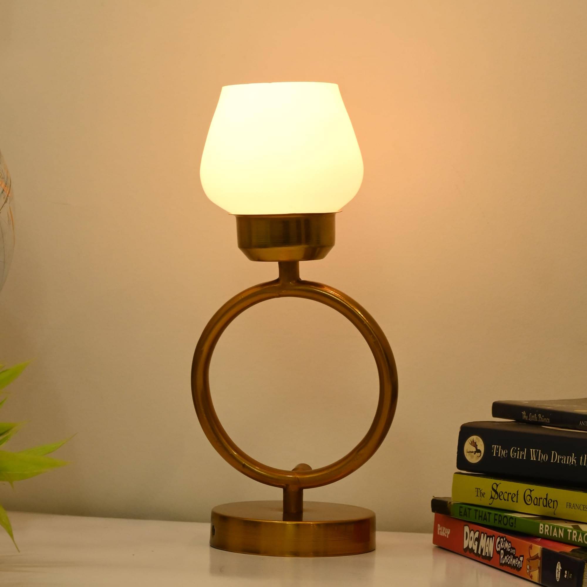     			AFAST White Decorative Table Lamp ( Pack of 1 )