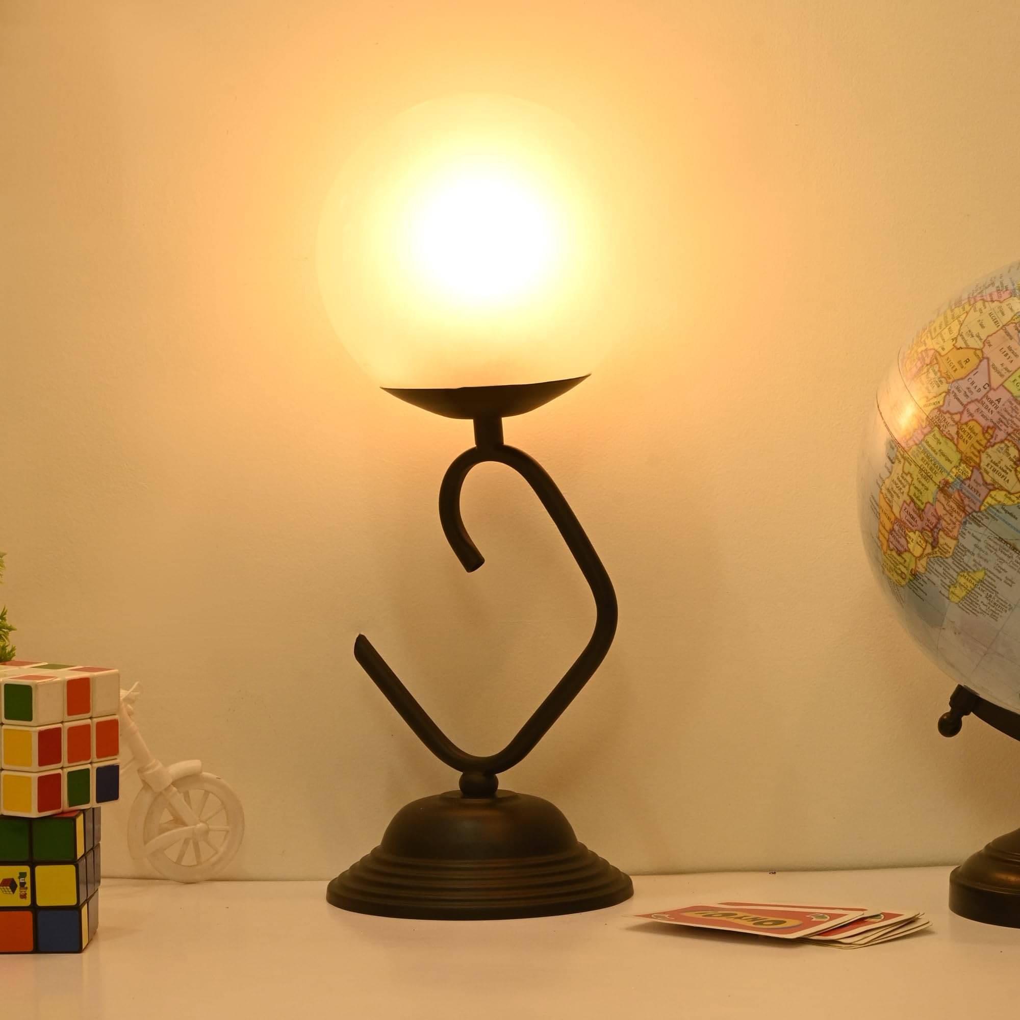 AFAST White Decorative Table Lamp ( Pack of 1 ) AFAST White Decorative Table Lamp ( Pack of 1 )