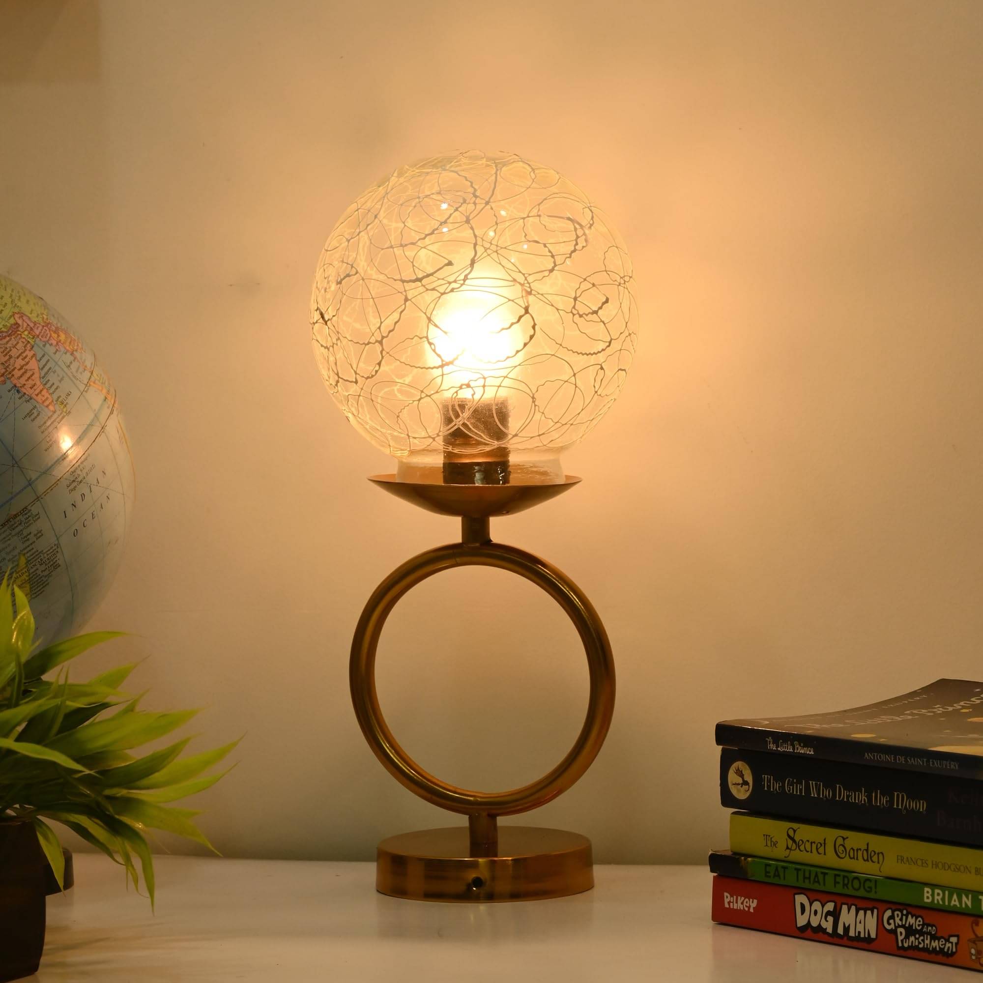 AFAST White Decorative Table Lamp ( Pack of 1 ) AFAST White Decorative Table Lamp ( Pack of 1 )