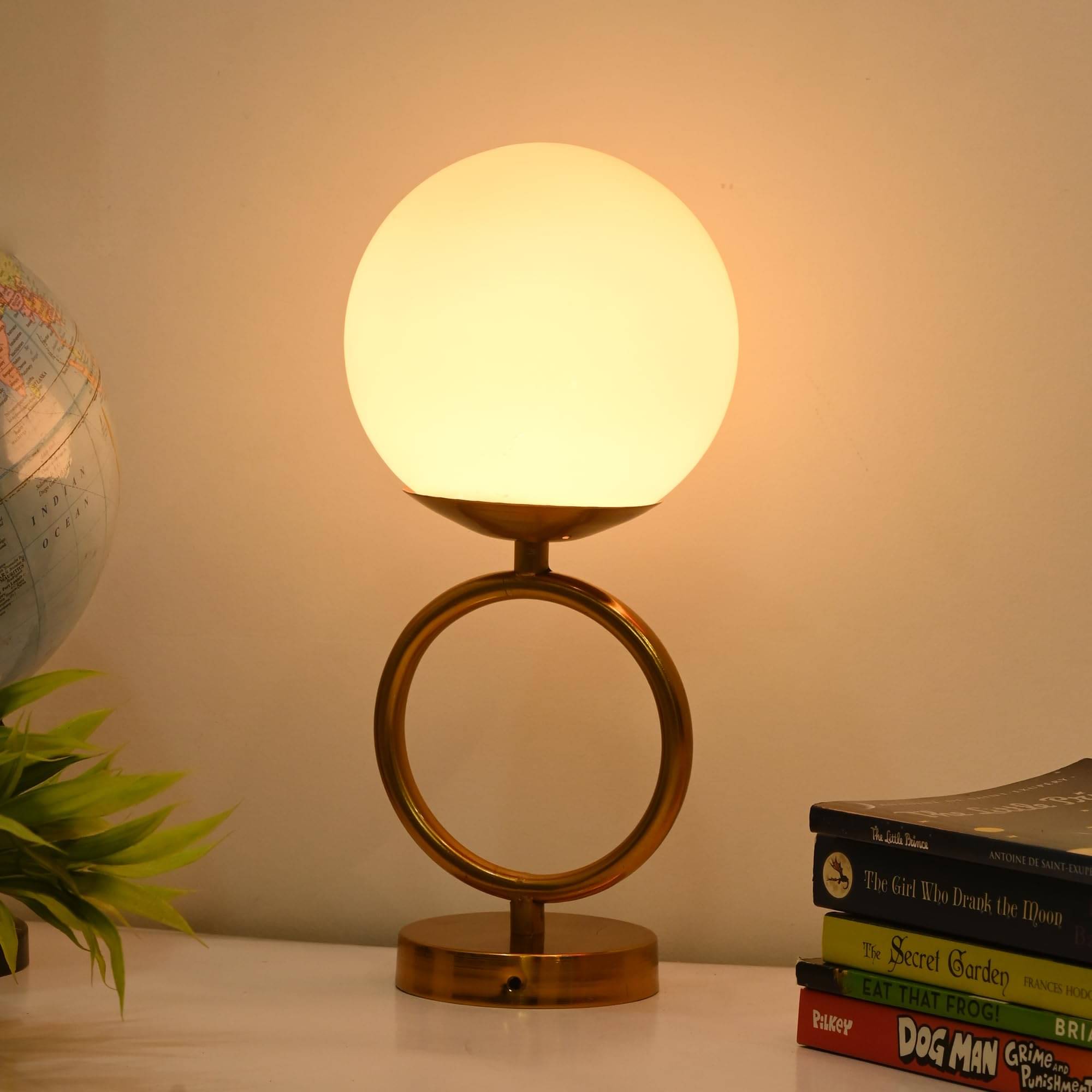     			AFAST White Decorative Table Lamp ( Pack of 1 )