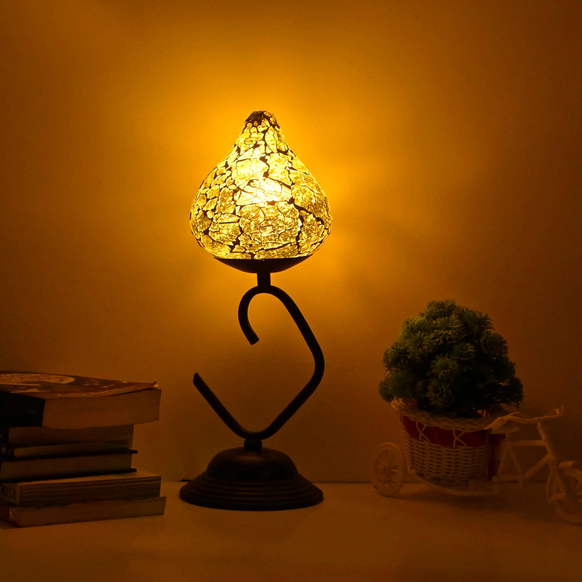 AFAST Yellow Decorative Table Lamp ( Pack of 1 ) AFAST Yellow Decorative Table Lamp ( Pack of 1 )