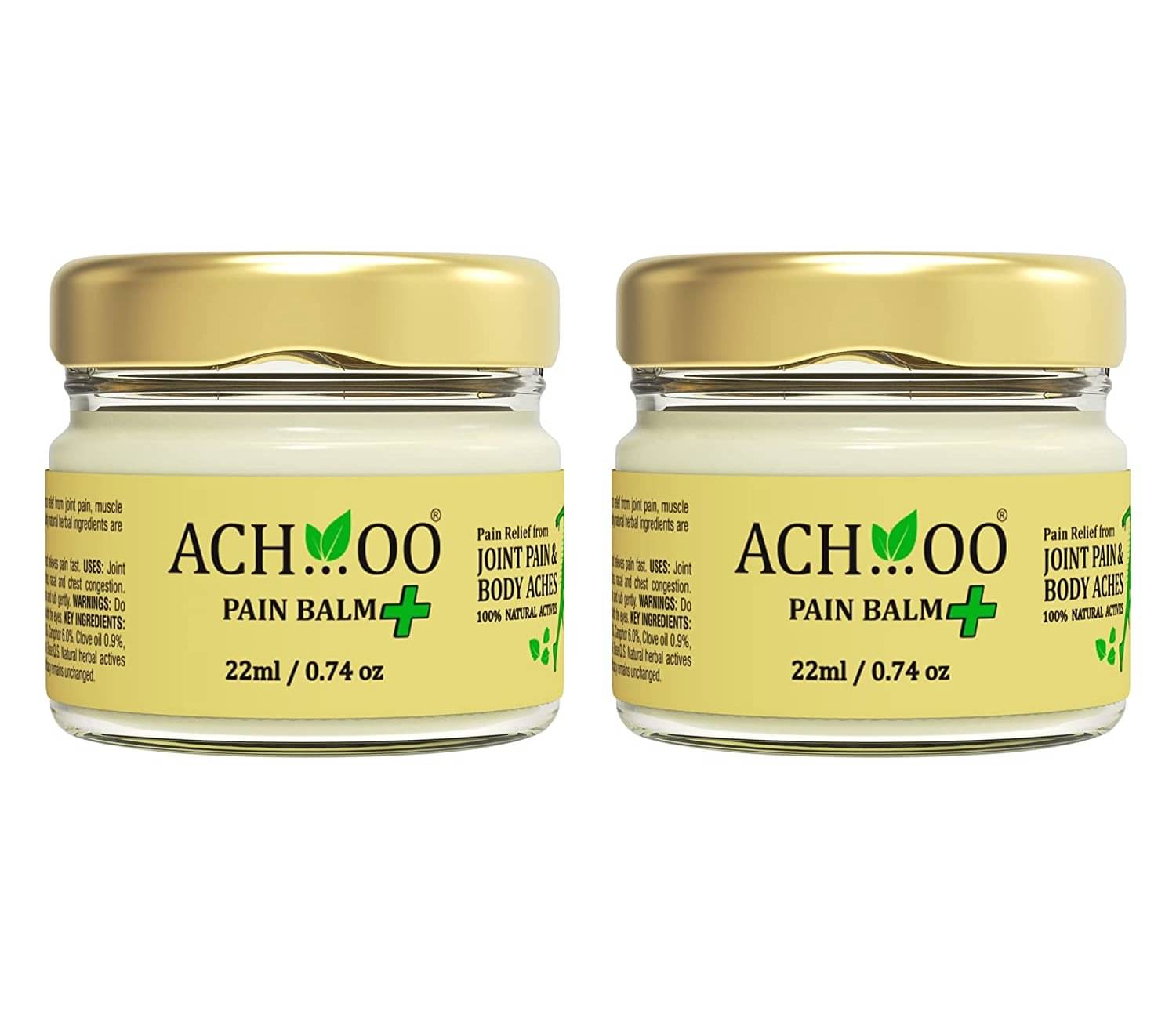 ACH...OO Pain Balm Joint Pain and Body Aches 22ml (Pack of 2) ACH...OO Pain Balm Joint Pain and Body Aches 22ml (Pack of 2)