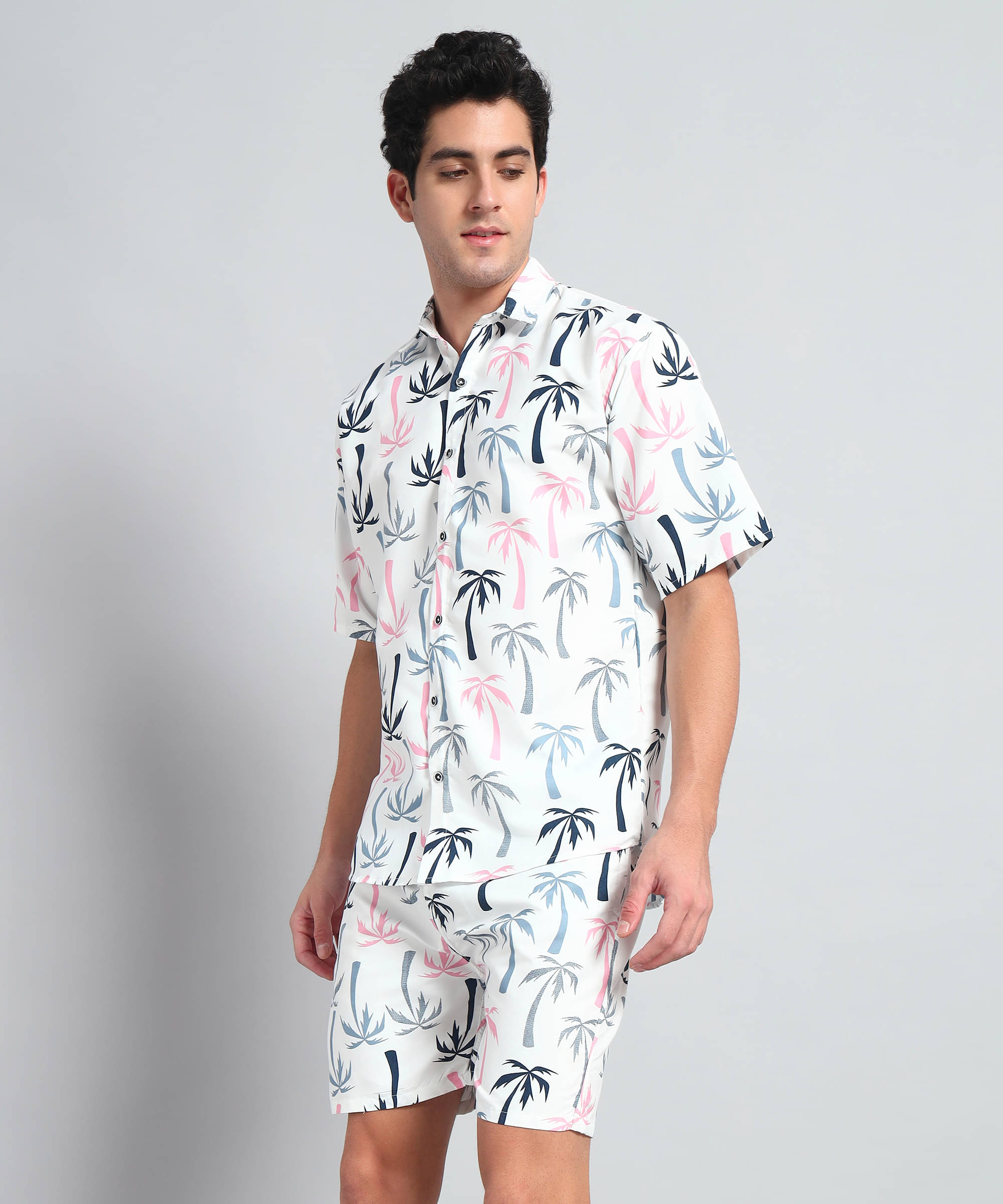     			Christy World Men's Shirt With Shorts Co-Ords Set ( Pack of 1 , Multicolor )