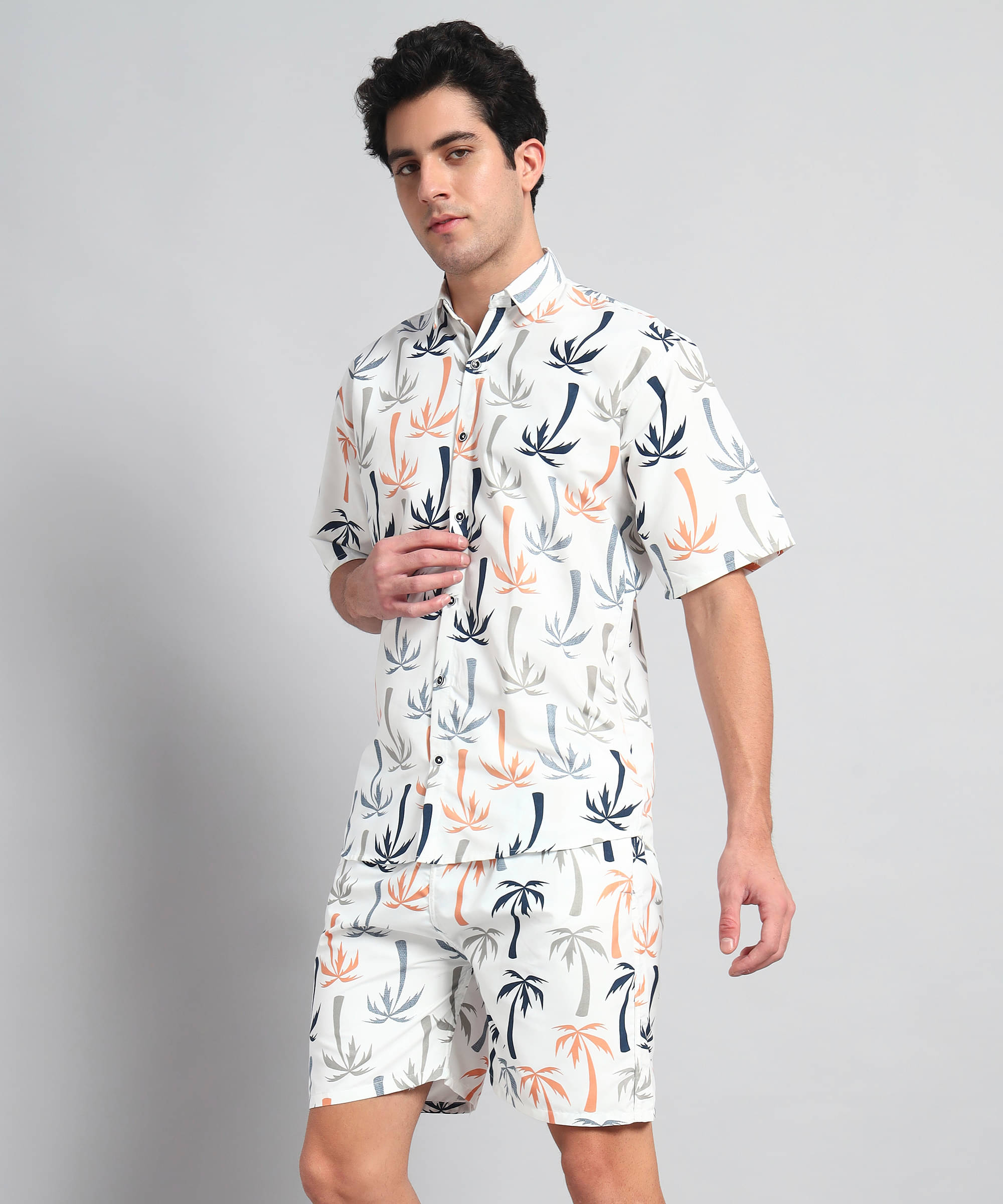     			Christy World Men's Shirt With Shorts Co-Ords Set ( Pack of 1 , Multicolor )