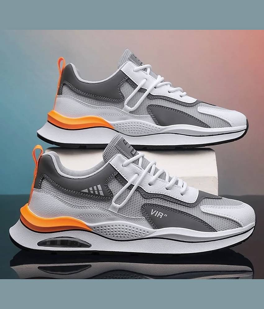 Reebok DISTANCE Gray Running Shoes - Main Image