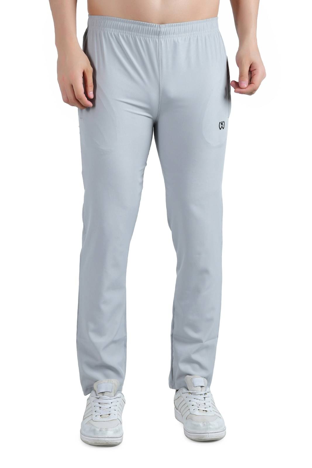KWINGS Silver Lycra Men's Trackpants ( Pack of 1 ) KWINGS Silver Lycra Men's Trackpants ( Pack of 1 )