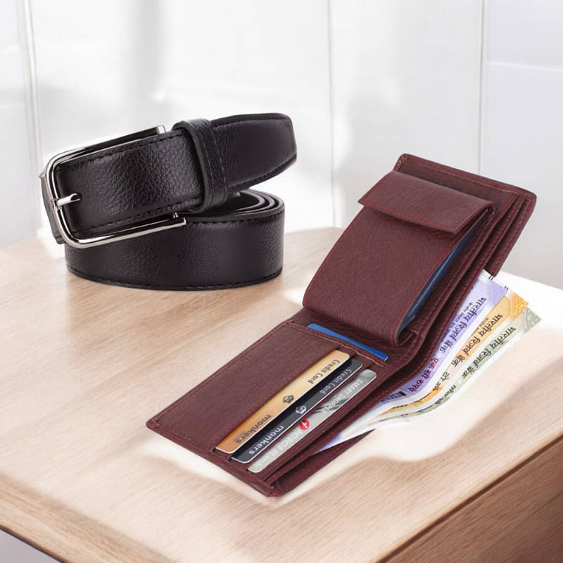 Kastner - Black PU Men's Casual Belt ( Pack of 2 ) Kastner - Black PU Men's Casual Belt ( Pack of 2 )