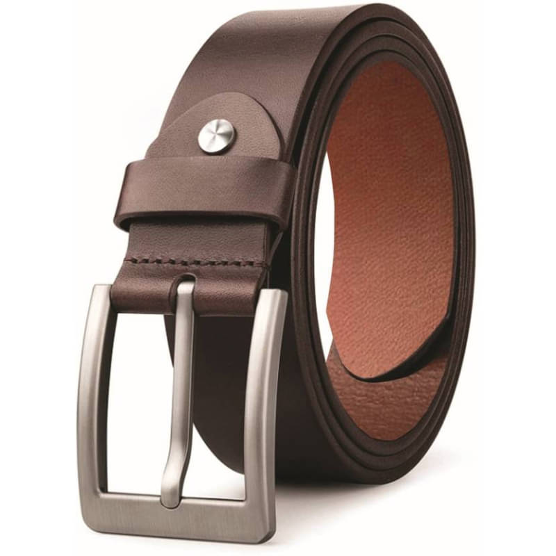 Kastner - Brown Leather Men's Formal Belt ( Pack of 1 ) Kastner - Brown Leather Men's Formal Belt ( Pack of 1 )