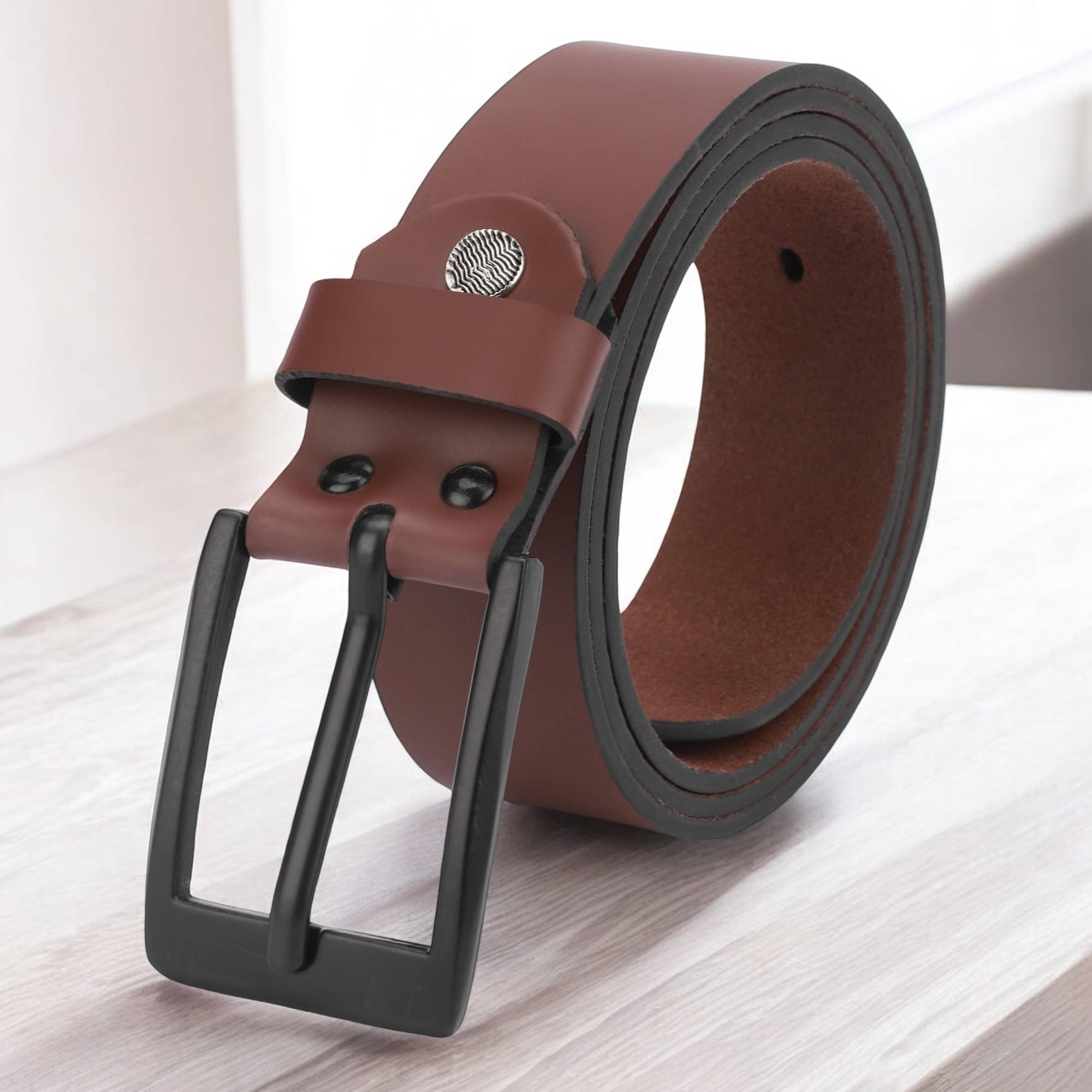     			Kastner - Brown PU Men's Formal Belt ( Pack of 1 )
