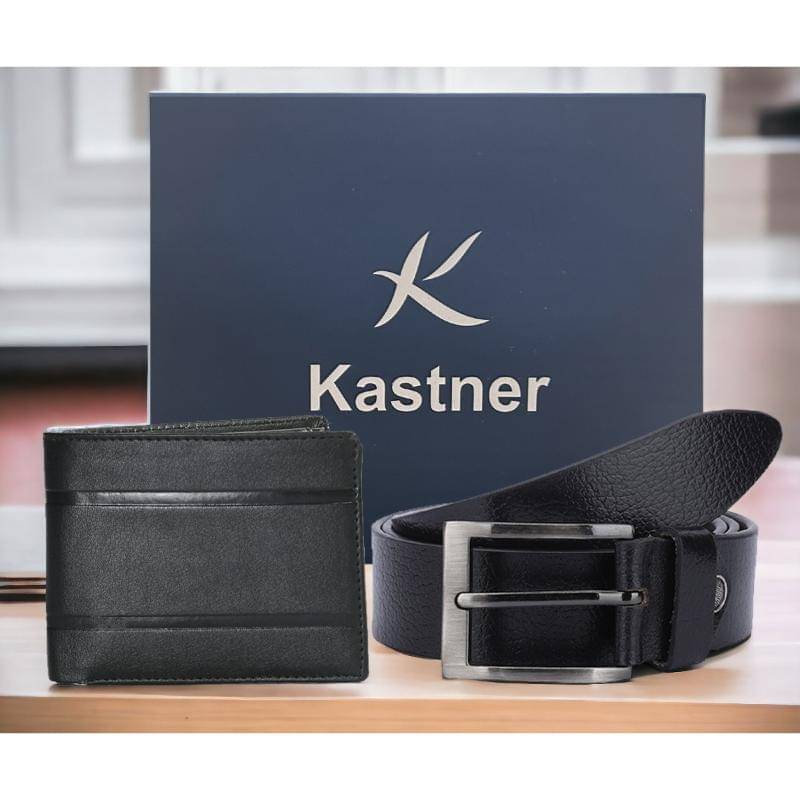 Kastner - Multicolor Leather Men's Belts Wallets Set ( Pack of 2 ) Kastner - Multicolor Leather Men's Belts Wallets Set ( Pack of 2 )