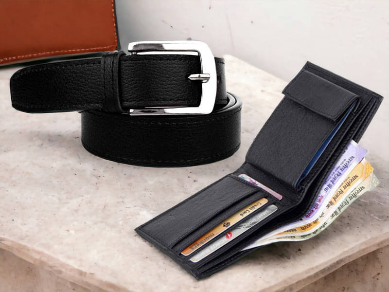Kastner - Multicolor PU Men's Belts Wallets Set ( Pack of 2 ) Kastner - Multicolor PU Men's Belts Wallets Set ( Pack of 2 )