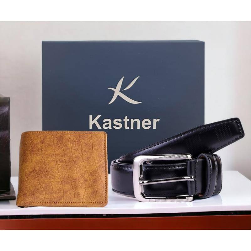 Kastner - Multicolor PU Men's Belts Wallets Set ( Pack of 2 )     			Kastner - Multicolor PU Men's Belts Wallets Set ( Pack of 2 )