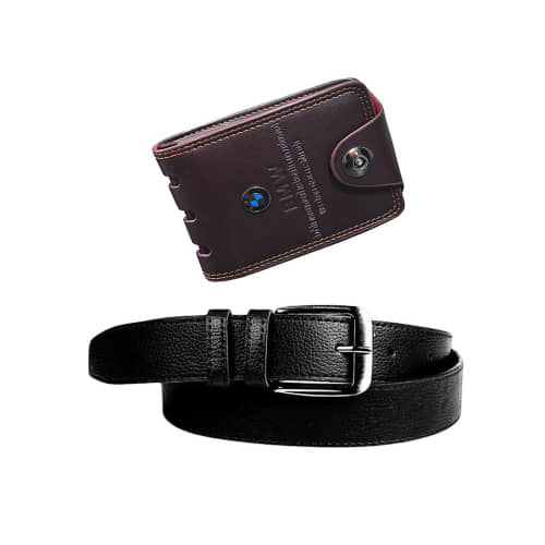 Kastner - Multicolor PU Men's Casual Belt ( Pack of 2 )