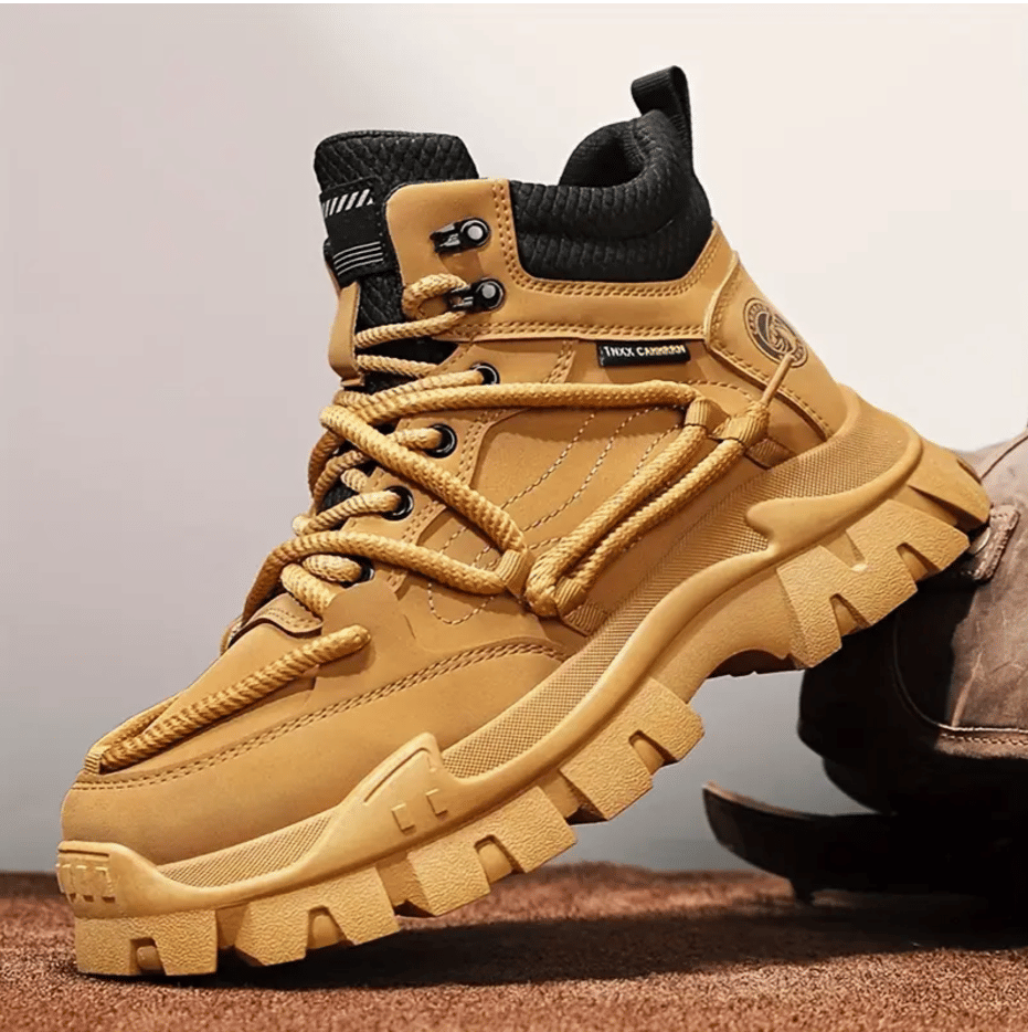    			ROBBIE JONES Tan Men's Casual Boots