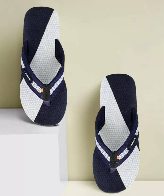 Sparx Black Men's Thong Flip Flop