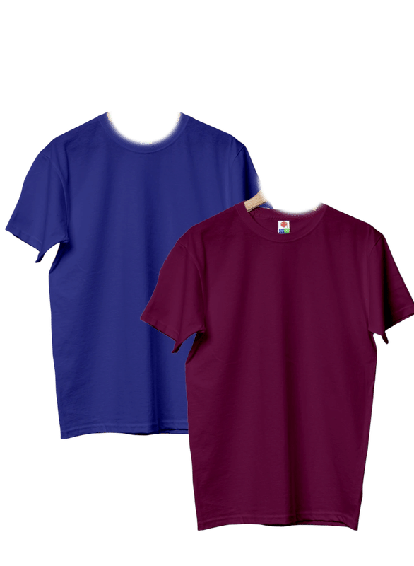     			T.T. Men Cotton Blend Regular Fit Solid T-Shirt ( Multicolor )