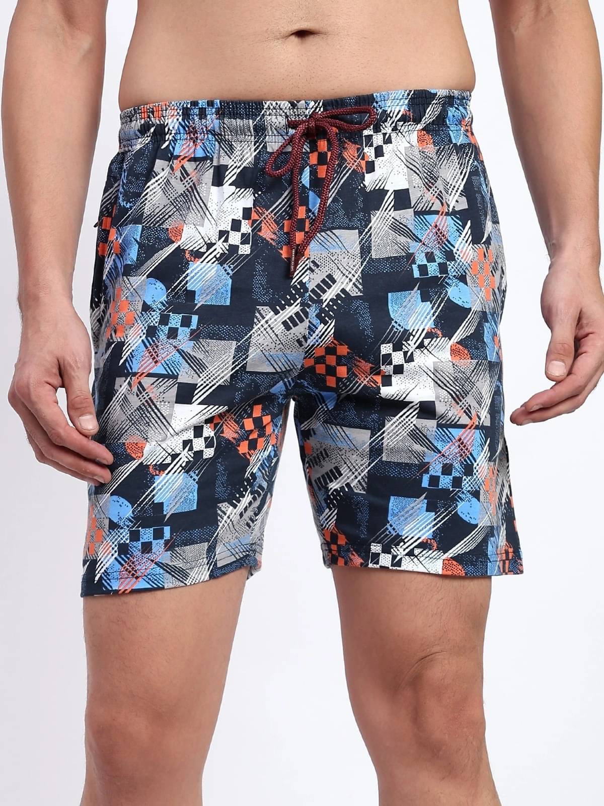 TT Blue Cotton Blend Men's Shorts ( Pack of 1 ) TT Blue Cotton Blend Men's Shorts ( Pack of 1 )
