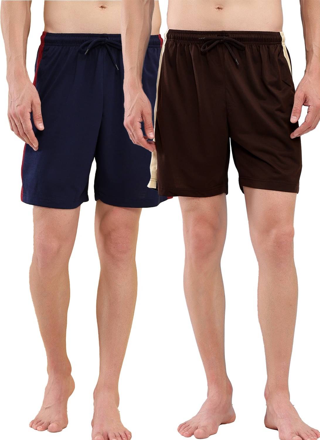 TT Multicolor Cotton Blend Men's Shorts ( Pack of 2 ) TT Multicolor Cotton Blend Men's Shorts ( Pack of 2 )
