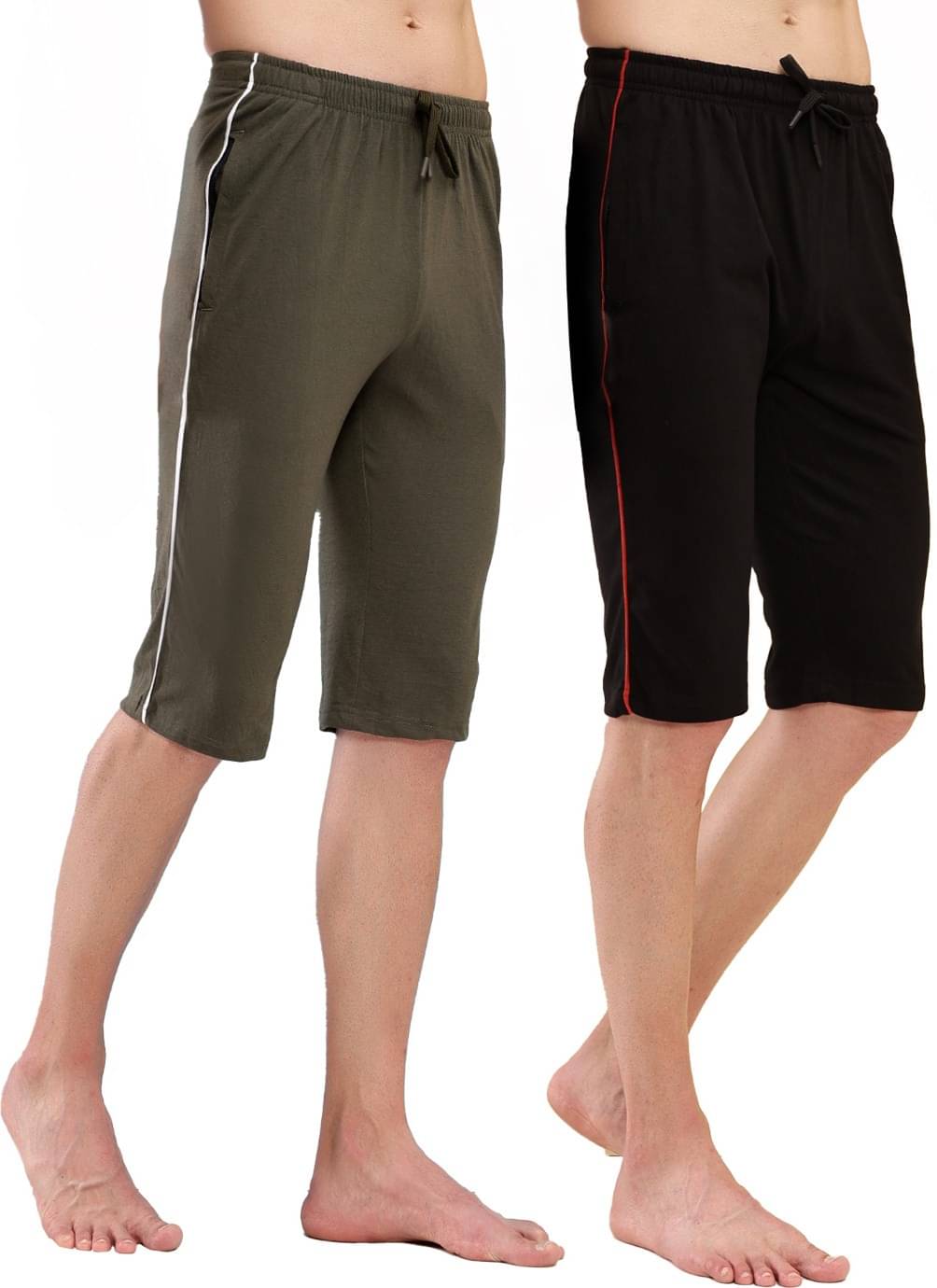     			TT Multicolor Polyester Blend Men's Shorts ( Pack of 2 )