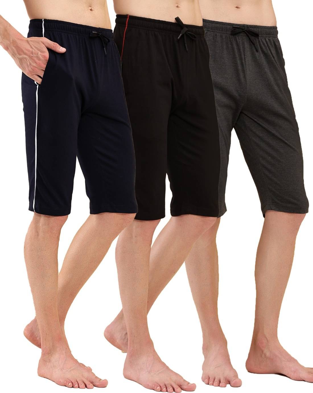 TT Multicolor Polyester Blend Men's Shorts ( Pack of 3 ) TT Multicolor Polyester Blend Men's Shorts ( Pack of 3 )