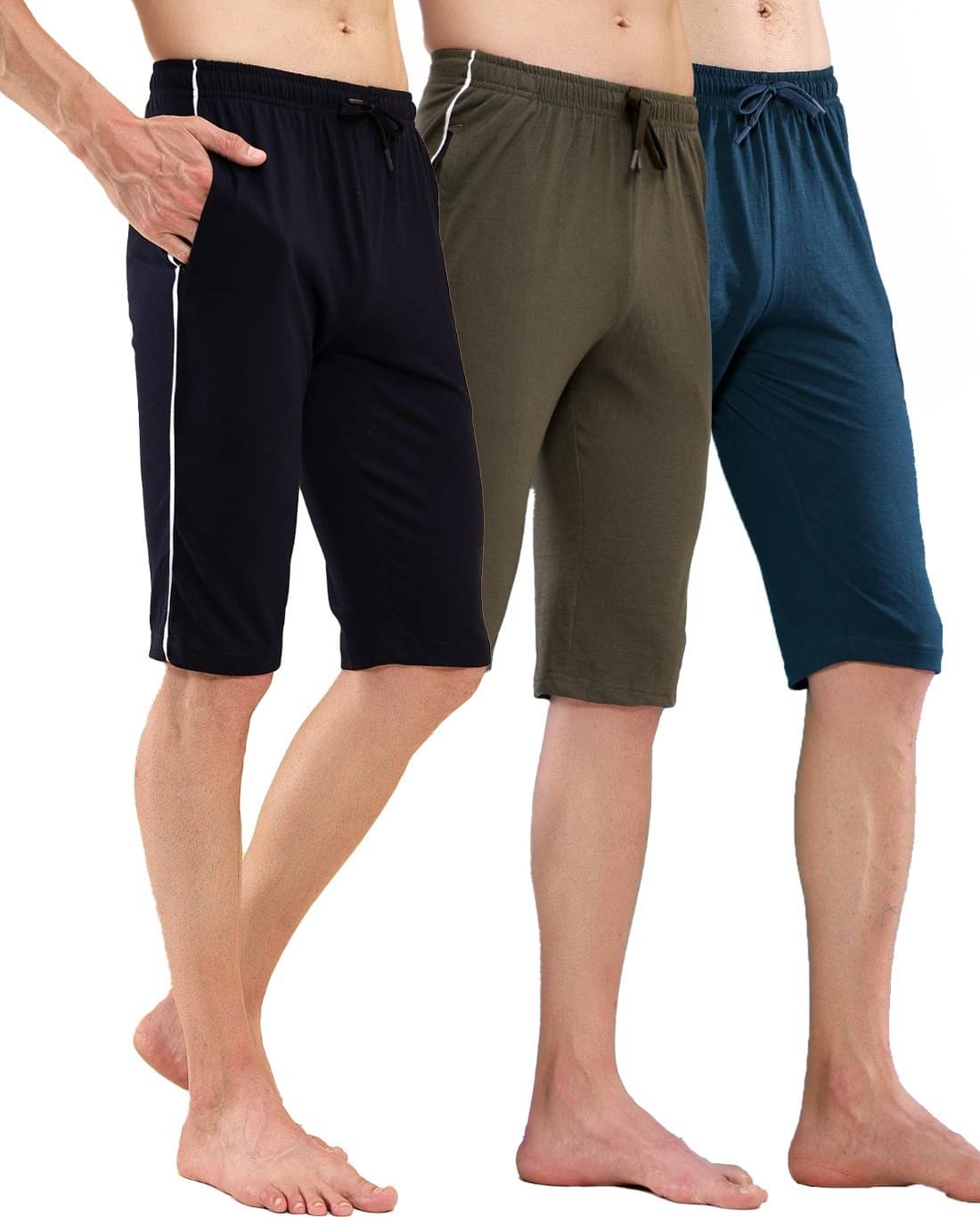 TT Multicolor Polyester Blend Men's Shorts ( Pack of 3 ) TT Multicolor Polyester Blend Men's Shorts ( Pack of 3 )