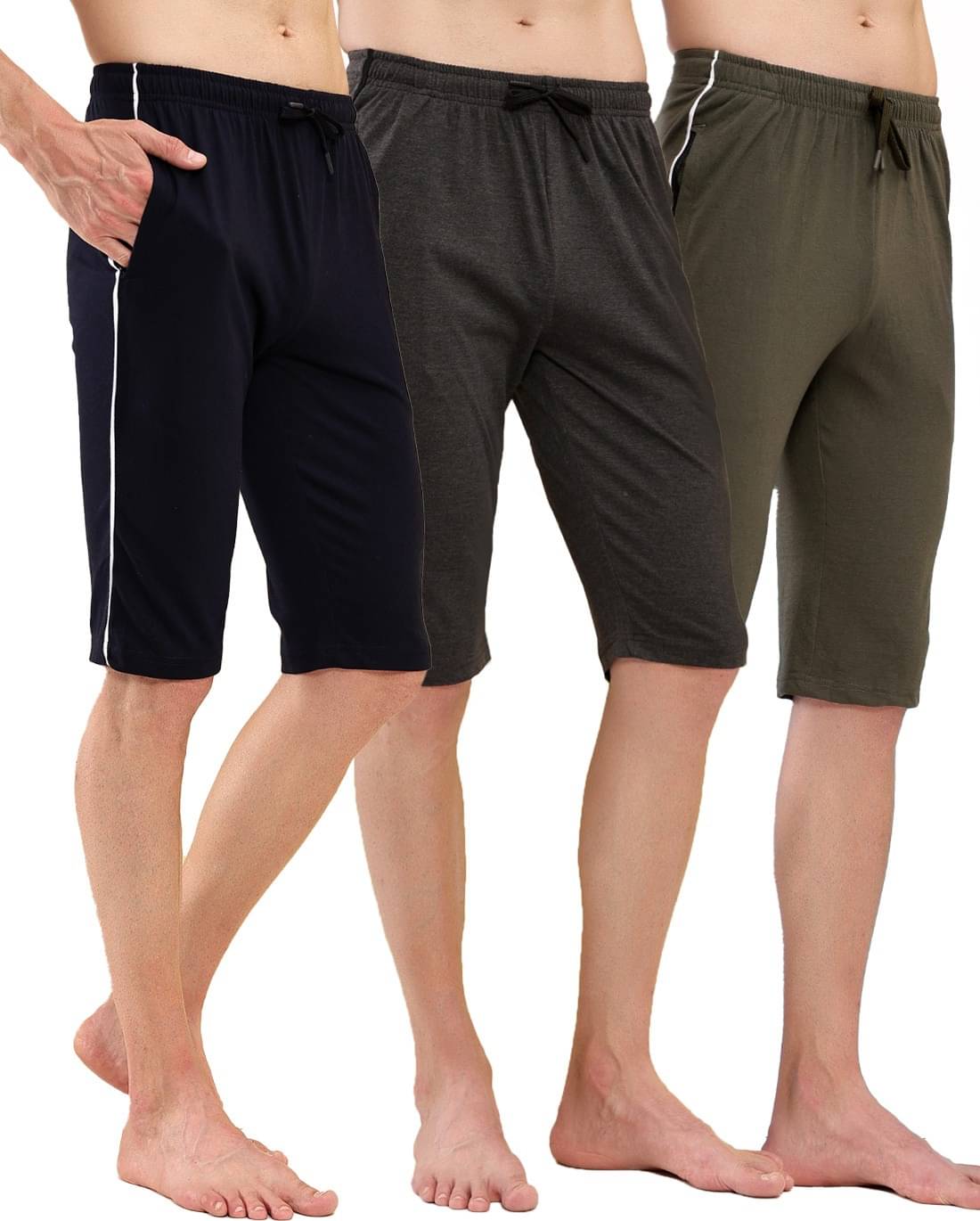 TT Multicolor Polyester Blend Men's Shorts ( Pack of 3 ) TT Multicolor Polyester Blend Men's Shorts ( Pack of 3 )