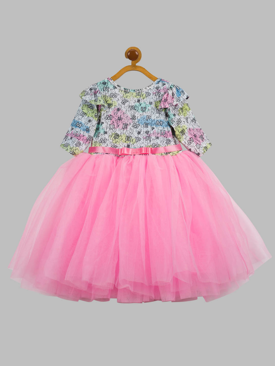 Toy Balloon Kids Net Dress For Girls ( Pack of 1 , Pink ) Toy Balloon Kids Net Dress For Girls ( Pack of 1 , Pink )