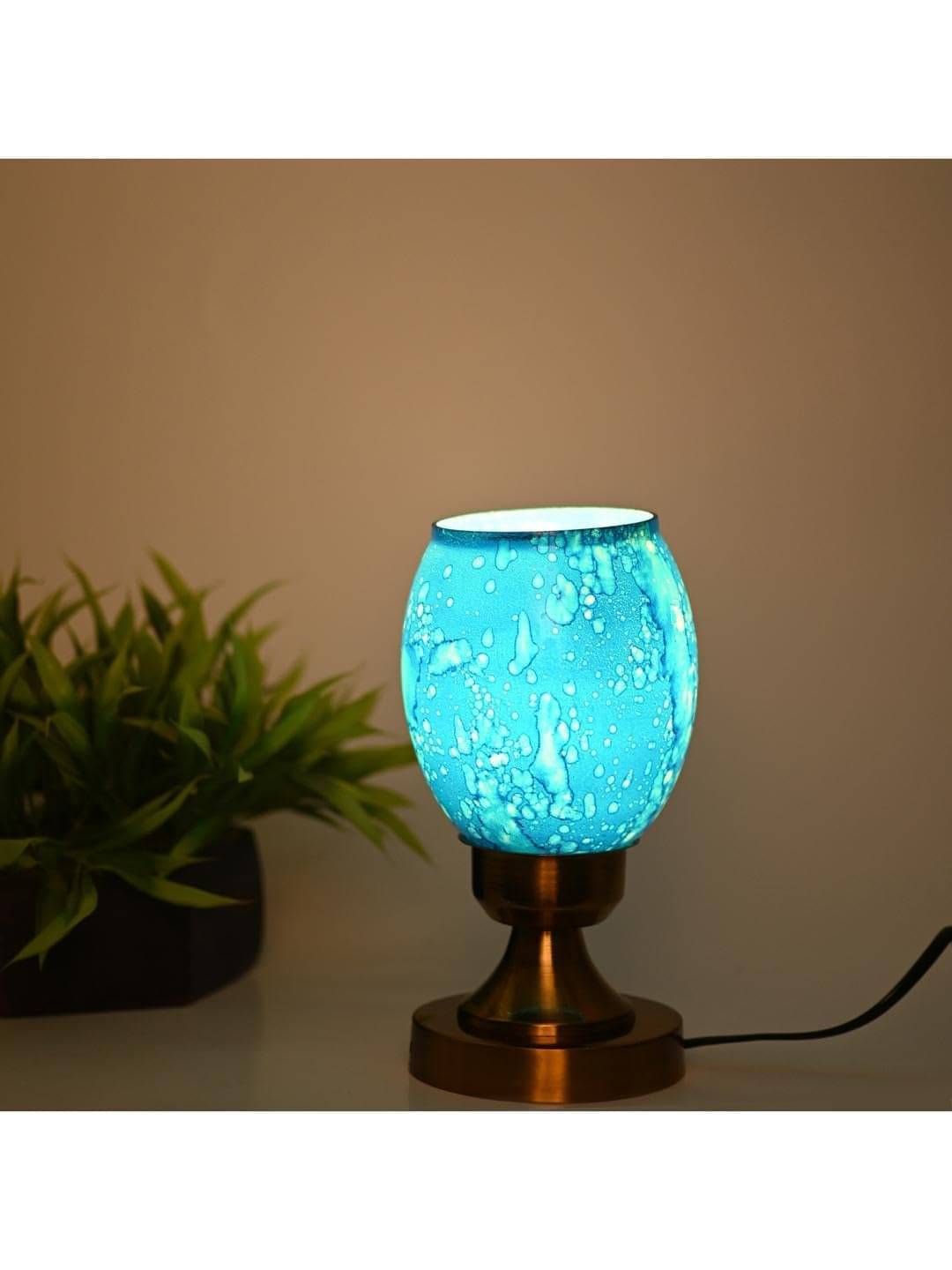     			AFAST Blue Decorative Table Lamp ( Pack of 1 )