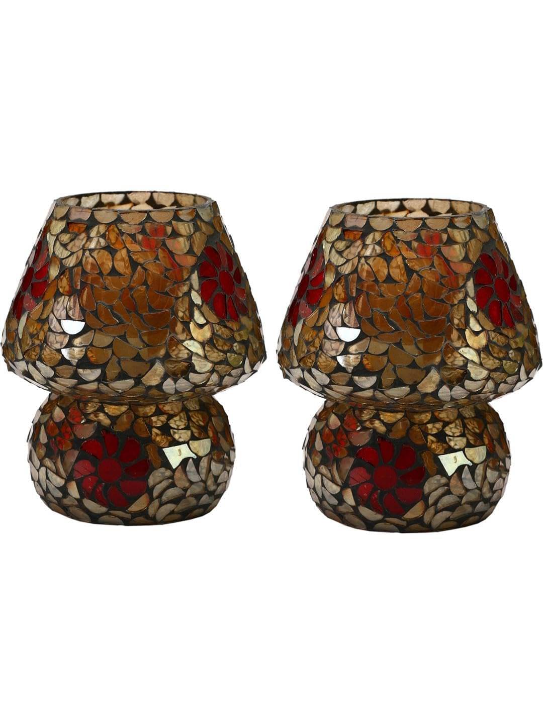     			AFAST Red Decorative Table Lamp ( Pack of 2 )