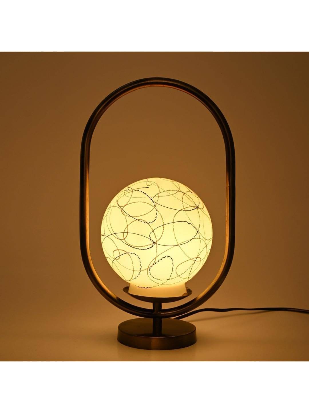     			AFAST White Decorative Table Lamp ( Pack of 1 )