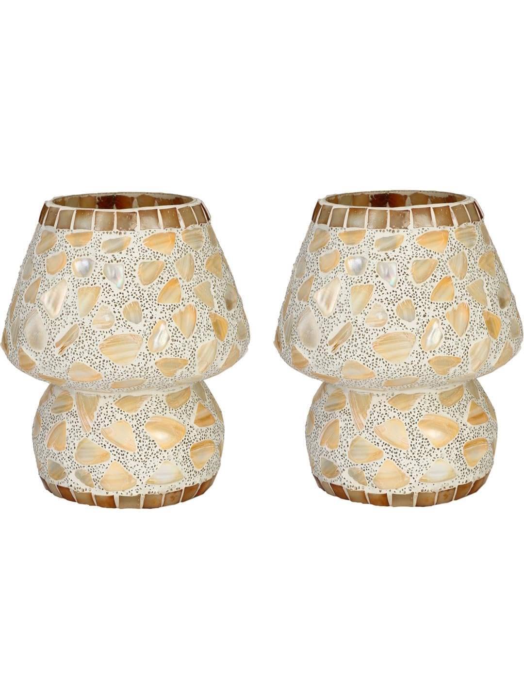 AFAST White Decorative Table Lamp ( Pack of 2 ) AFAST White Decorative Table Lamp ( Pack of 2 )
