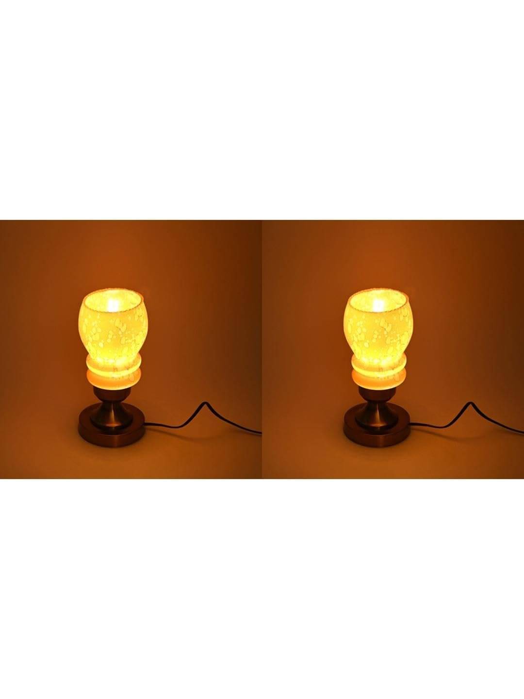AFAST Yellow Decorative Table Lamp ( Pack of 2 ) AFAST Yellow Decorative Table Lamp ( Pack of 2 )